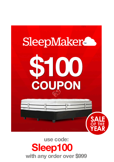 Sleepmaker Mattress Sale. Use Code: MATT15 with any order over $399